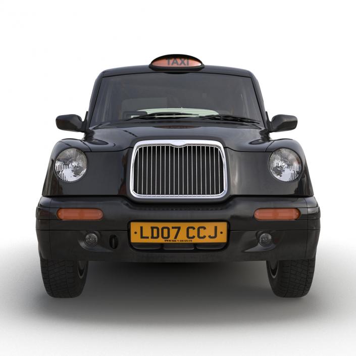 London Cab TX1 3D model