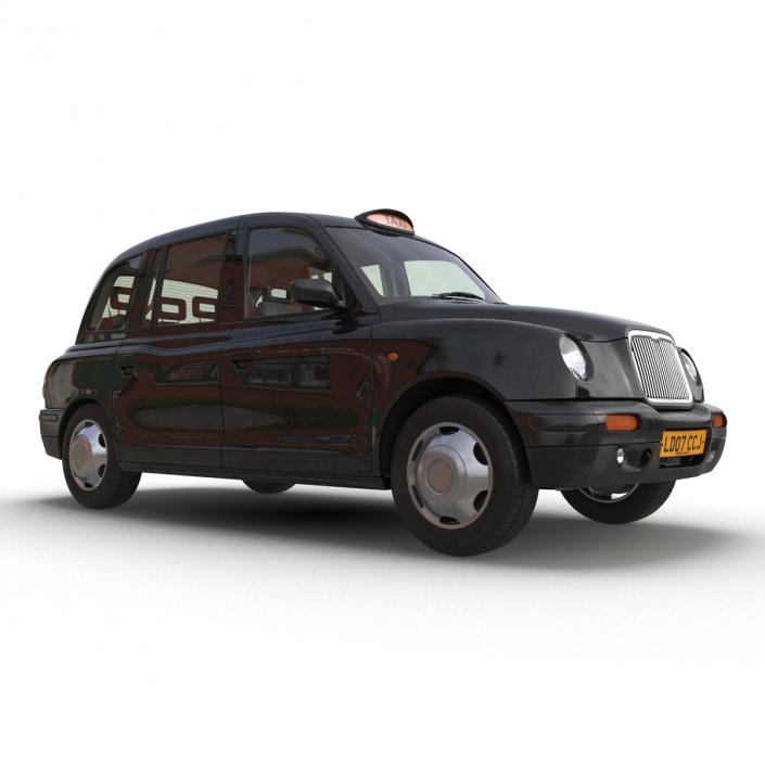 London Cab TX1 3D model