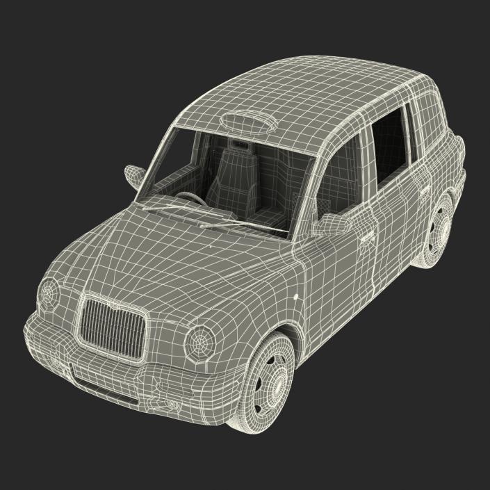 London Cab TX1 3D model