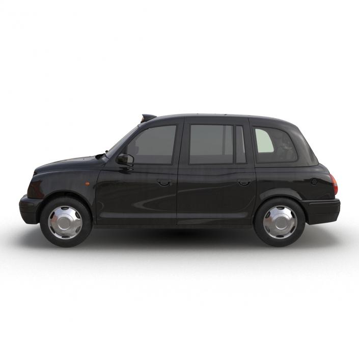 3D model London Cab TX1 Simple Interior