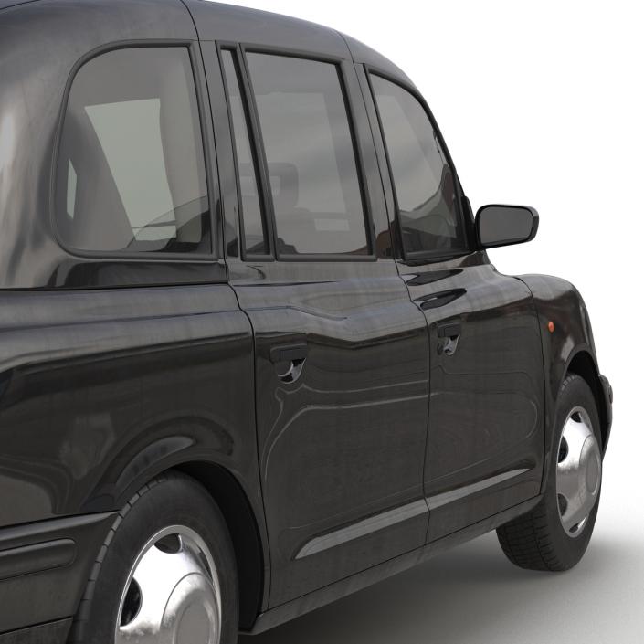 3D model London Cab TX1 Simple Interior