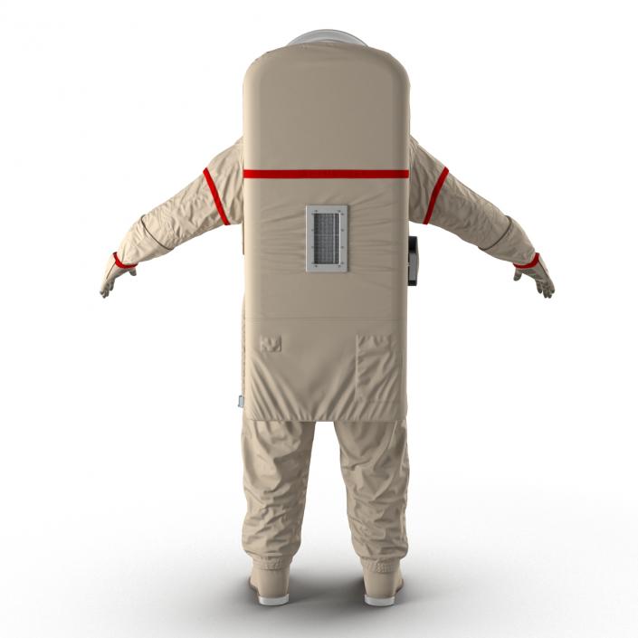 3D Chinese Astronaut Wearing Space Suit Feitian Rigged