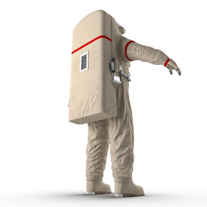 Chinese Astronaut Wearing Space Suit Feitian 3D model