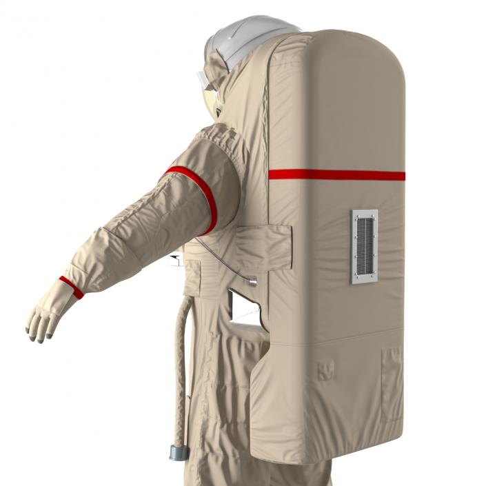 3D Chinese Space Suit Feitian Rigged model