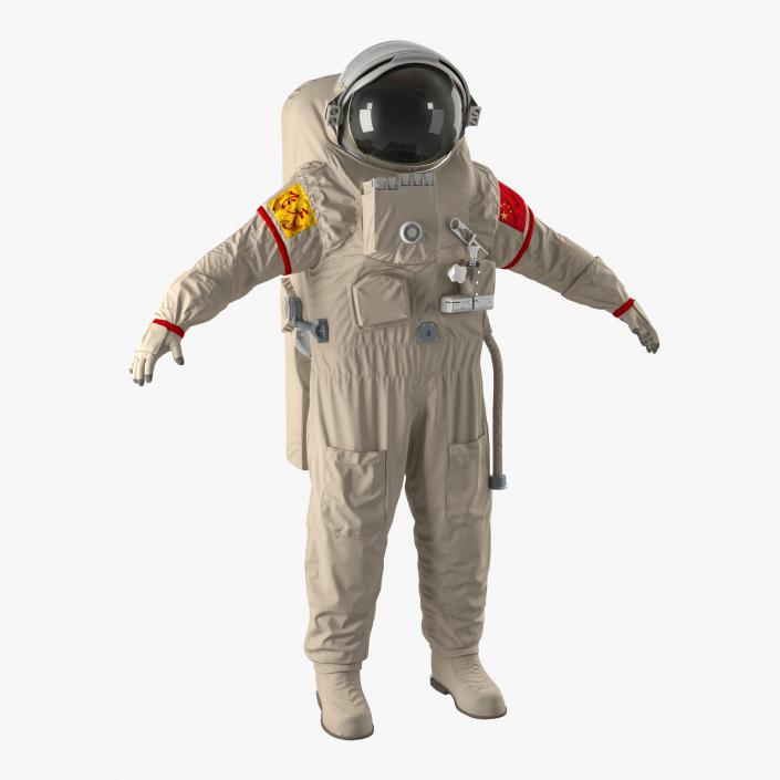 3D Chinese Space Suit Feitian