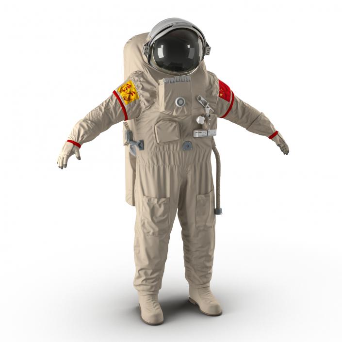 3D Chinese Space Suit Feitian