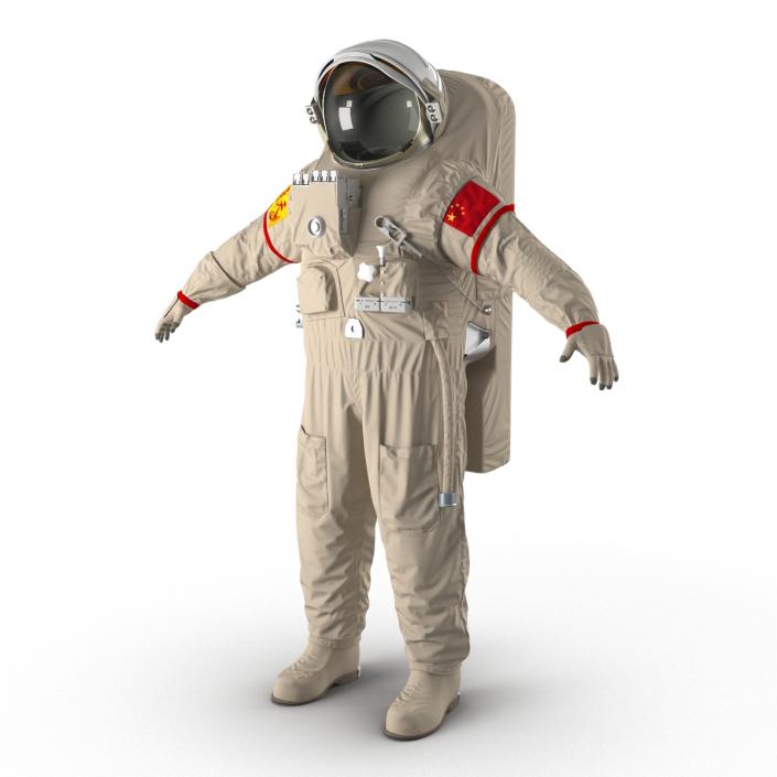 3D Chinese Space Suit Feitian