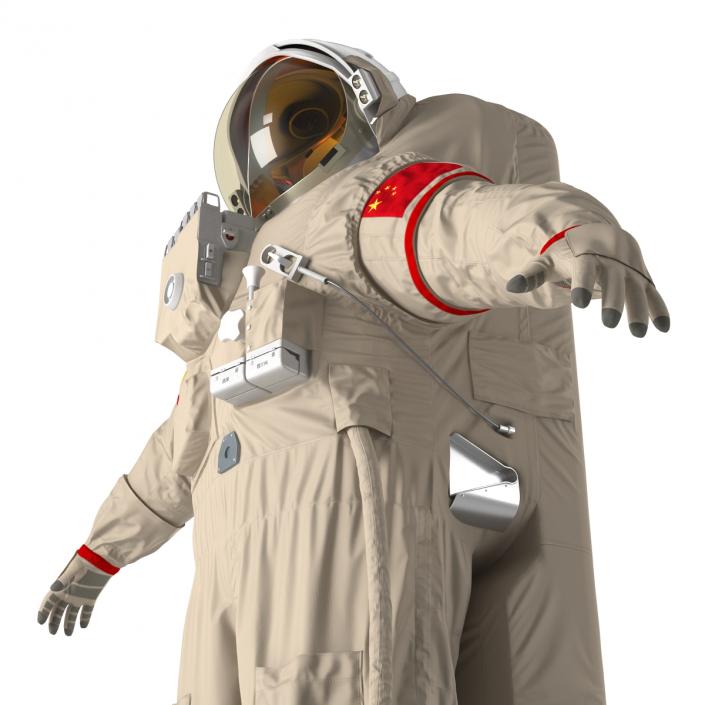 3D Chinese Space Suit Feitian