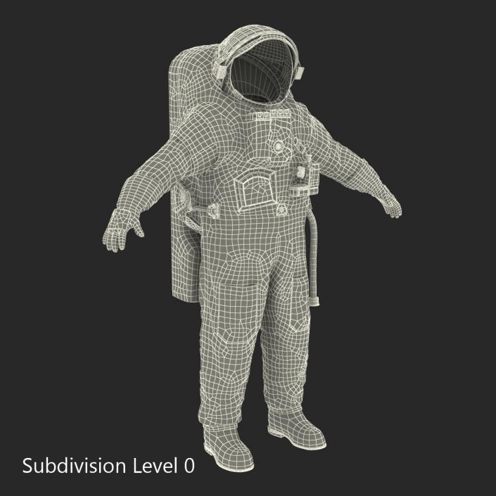 3D Chinese Space Suit Feitian