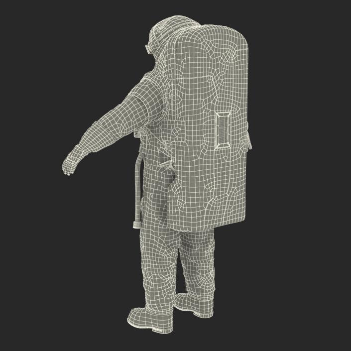 3D Chinese Space Suit Feitian