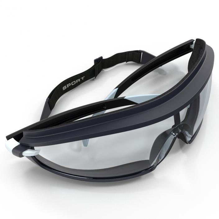 Safety Glasses Folded Pyramex 3D model