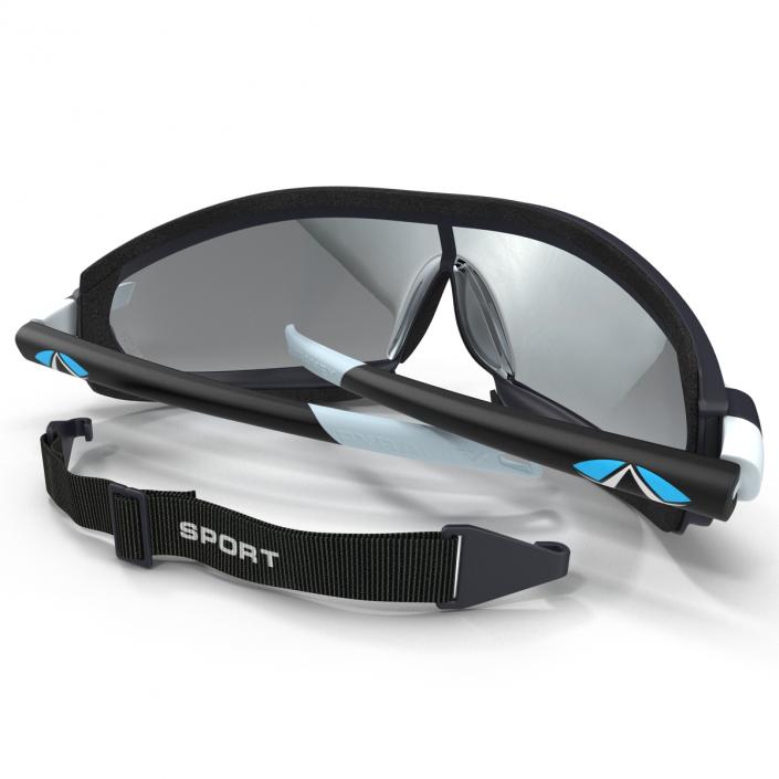 Safety Glasses Folded Pyramex 3D model