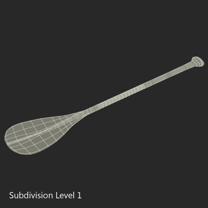 Canoe Paddle 3D