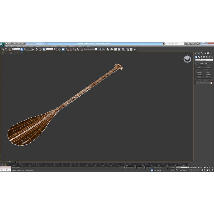 Canoe Paddle 3D