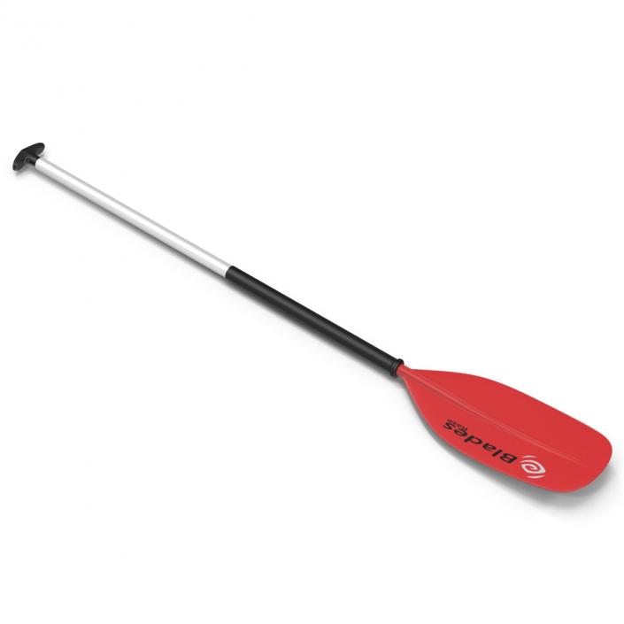 Canoe Paddle 3 3D model