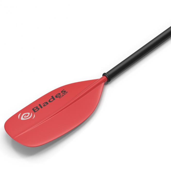 Canoe Paddle 3 3D model