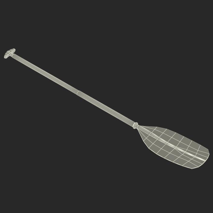 Canoe Paddle 3 3D model