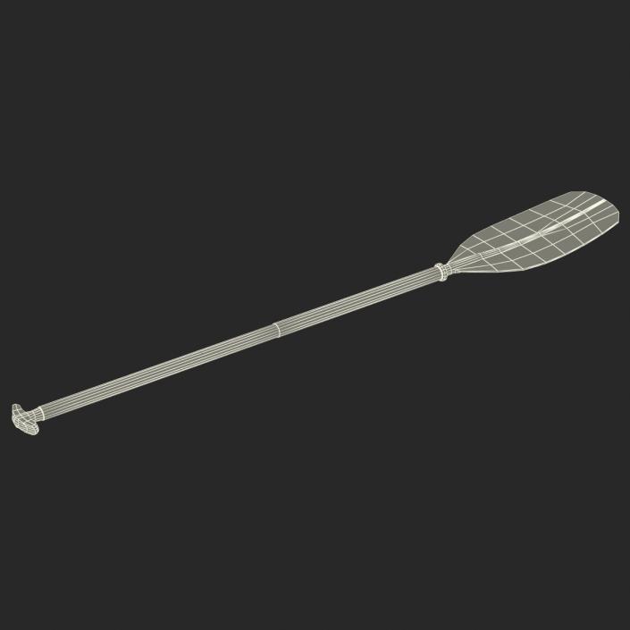 Canoe Paddle 3 3D model