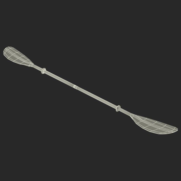 Canoe Paddle 4 3D model