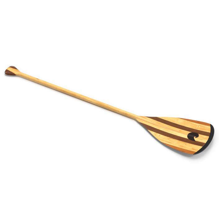 Canoe Paddle 2 3D model