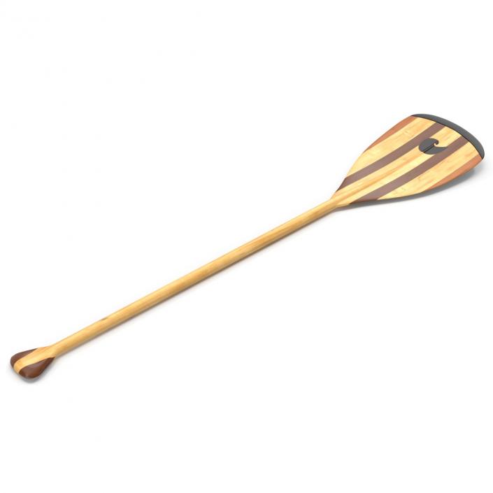 Canoe Paddle 2 3D model