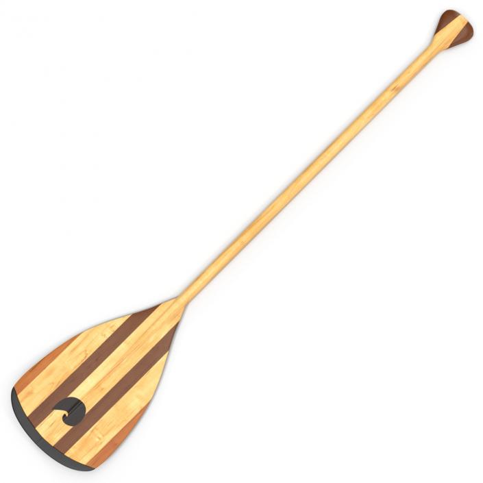 Canoe Paddle 2 3D model