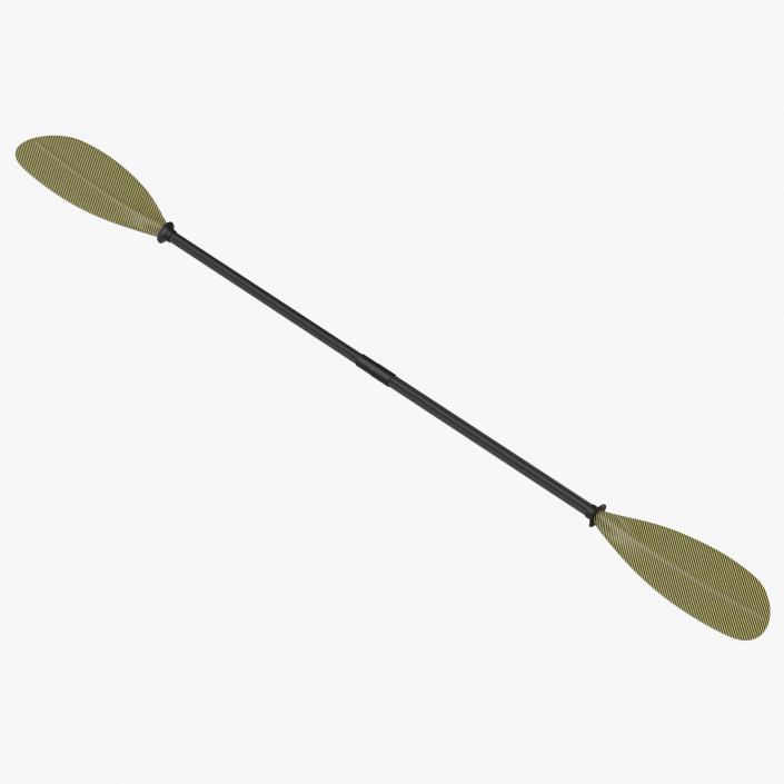 Canoe Paddle 5 3D model