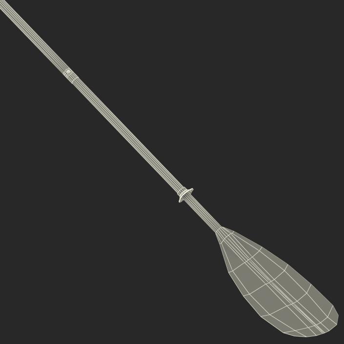 Canoe Paddle 6 3D model