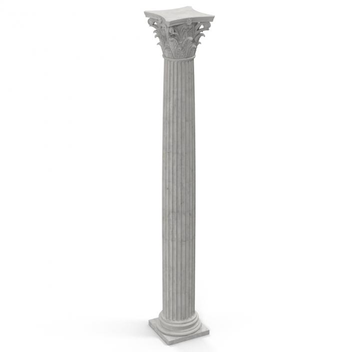 3D Corinthian Order Column model