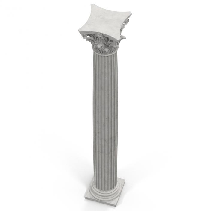 3D Corinthian Order Column model