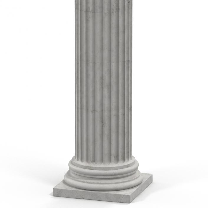 3D Corinthian Order Column model