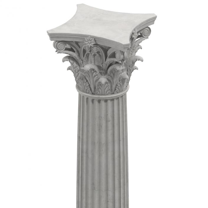 3D Corinthian Order Column model