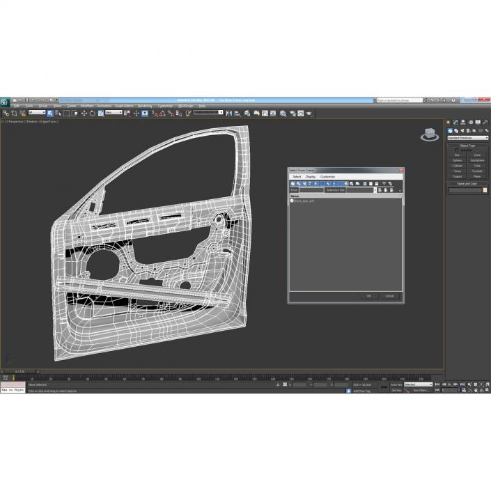 Car Door Frame 3D model