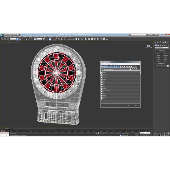 3D Electronic Dartboard Generic model