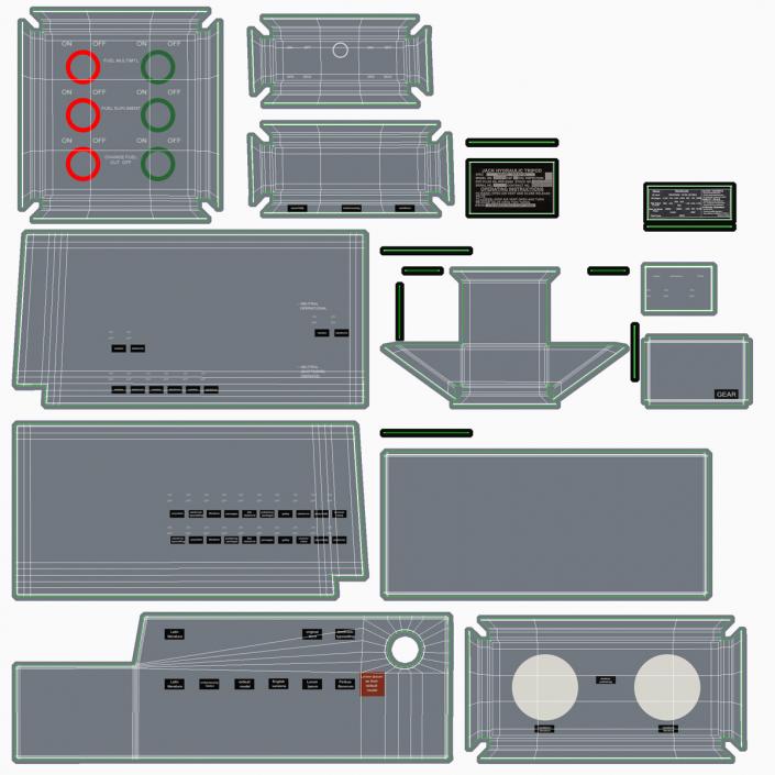 US Warships Collection 2 3D model