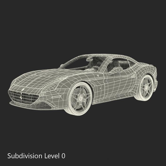 Ferrari California T 2015 Rigged 3D