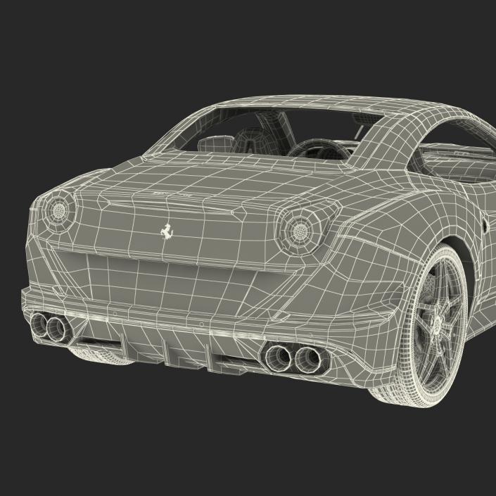 Ferrari California T 2015 Rigged 3D