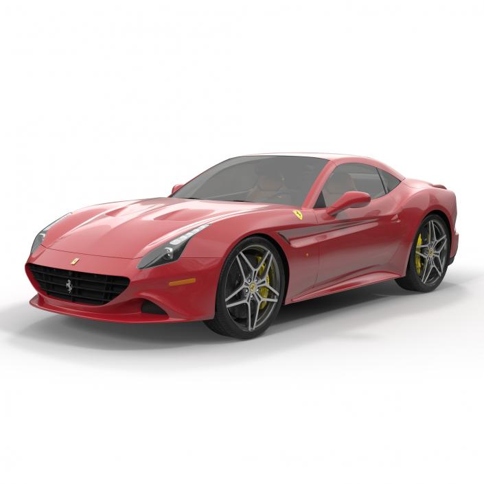 3D Ferrari California T 2015 Simple Interior