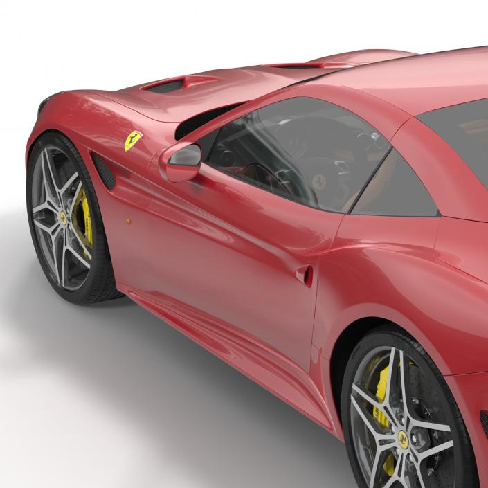 3D Ferrari California T 2015 Simple Interior