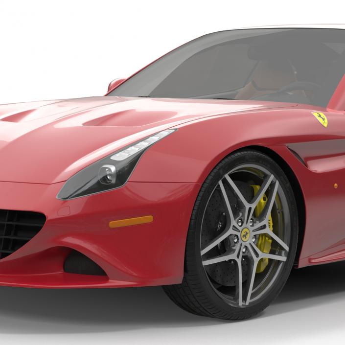 3D Ferrari California T 2015 Simple Interior