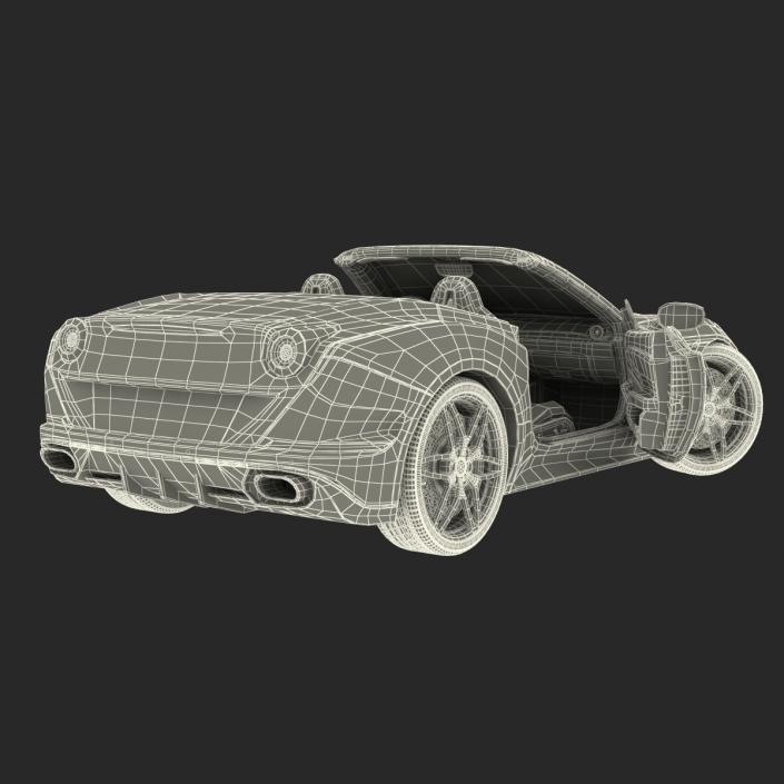 Generic Sport Car Rigged 3D model