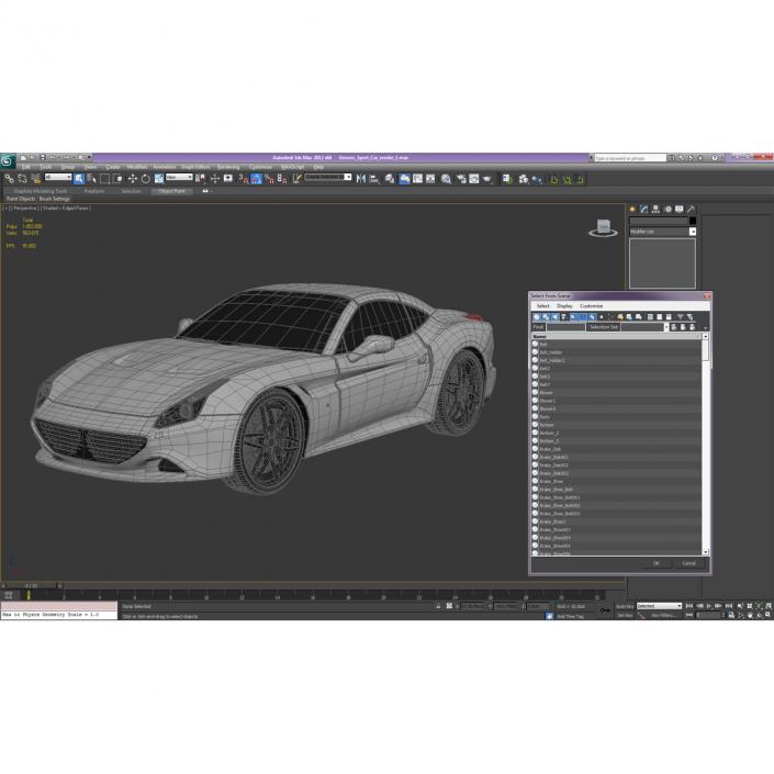 Generic Sport Car 3D