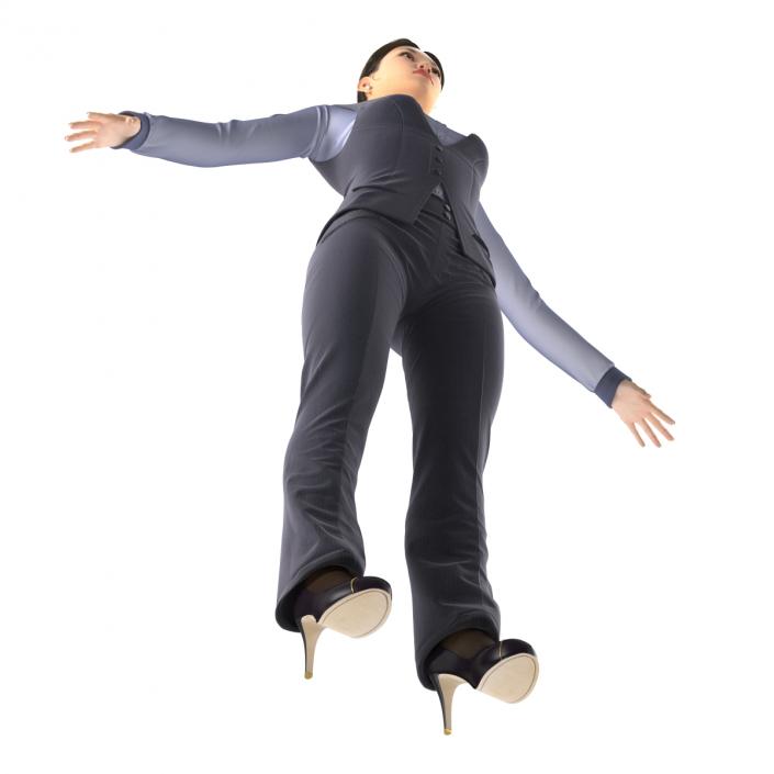 3D model Asian Business Woman