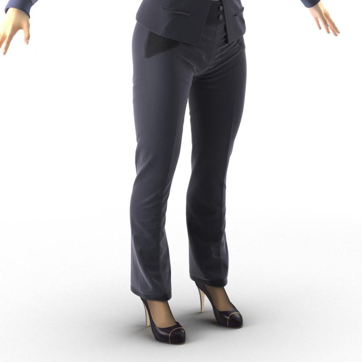 3D model Asian Business Woman