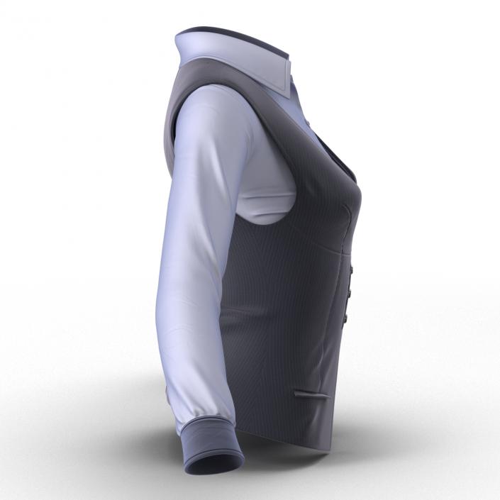 3D model Womens Waistcoat Set