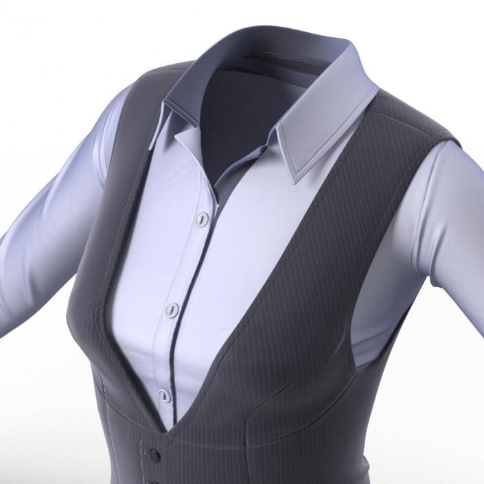 3D model Womens Waistcoat Set