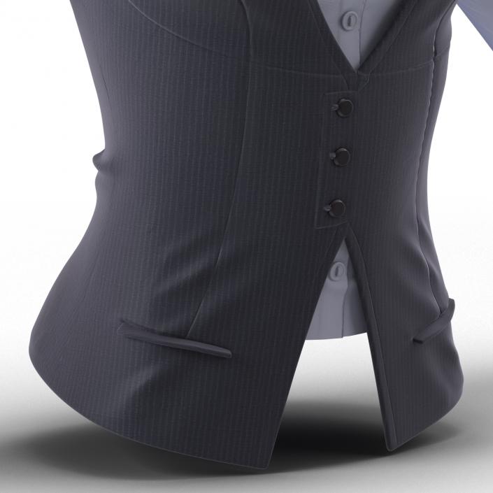 3D model Womens Waistcoat Set