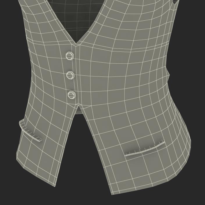 3D Womens Waistcoat