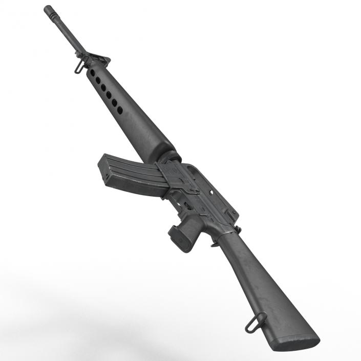 Assault Rifle M16 4 3D model