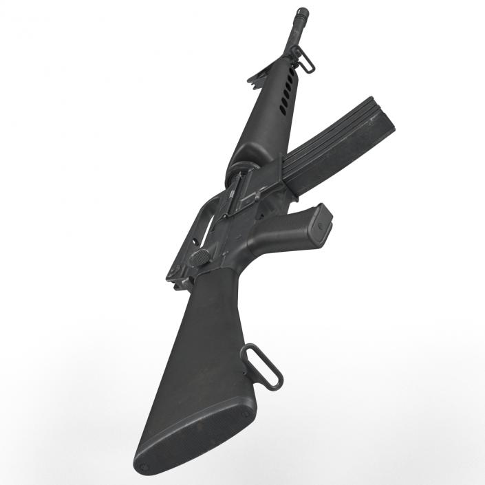 Assault Rifle M16 4 3D model